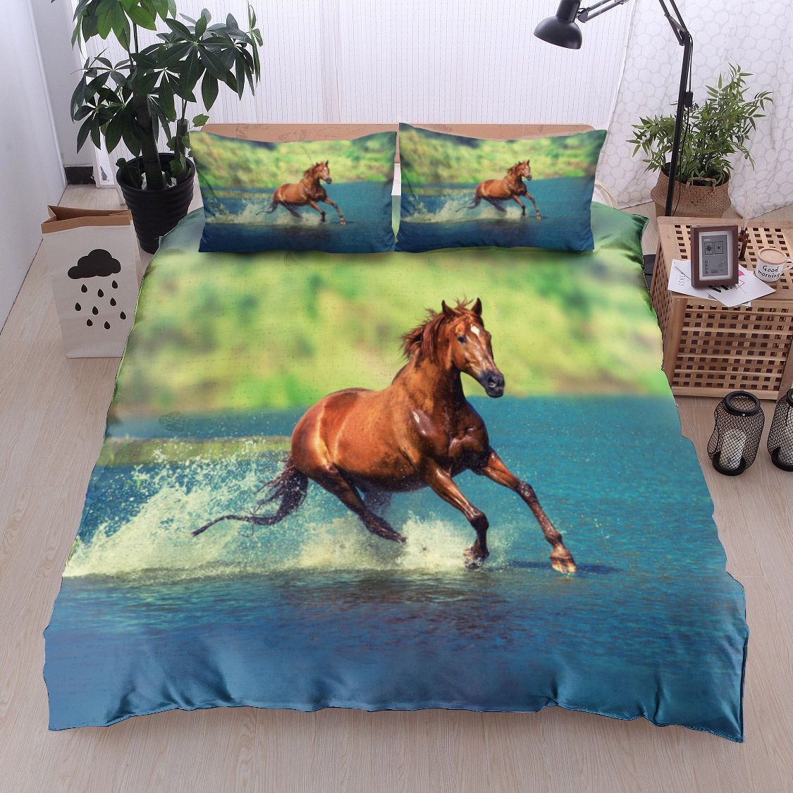 Horse Running Bedding Set
