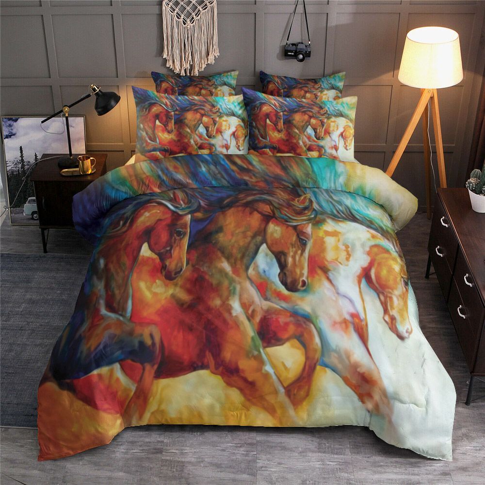 Horse Running Bedding Set