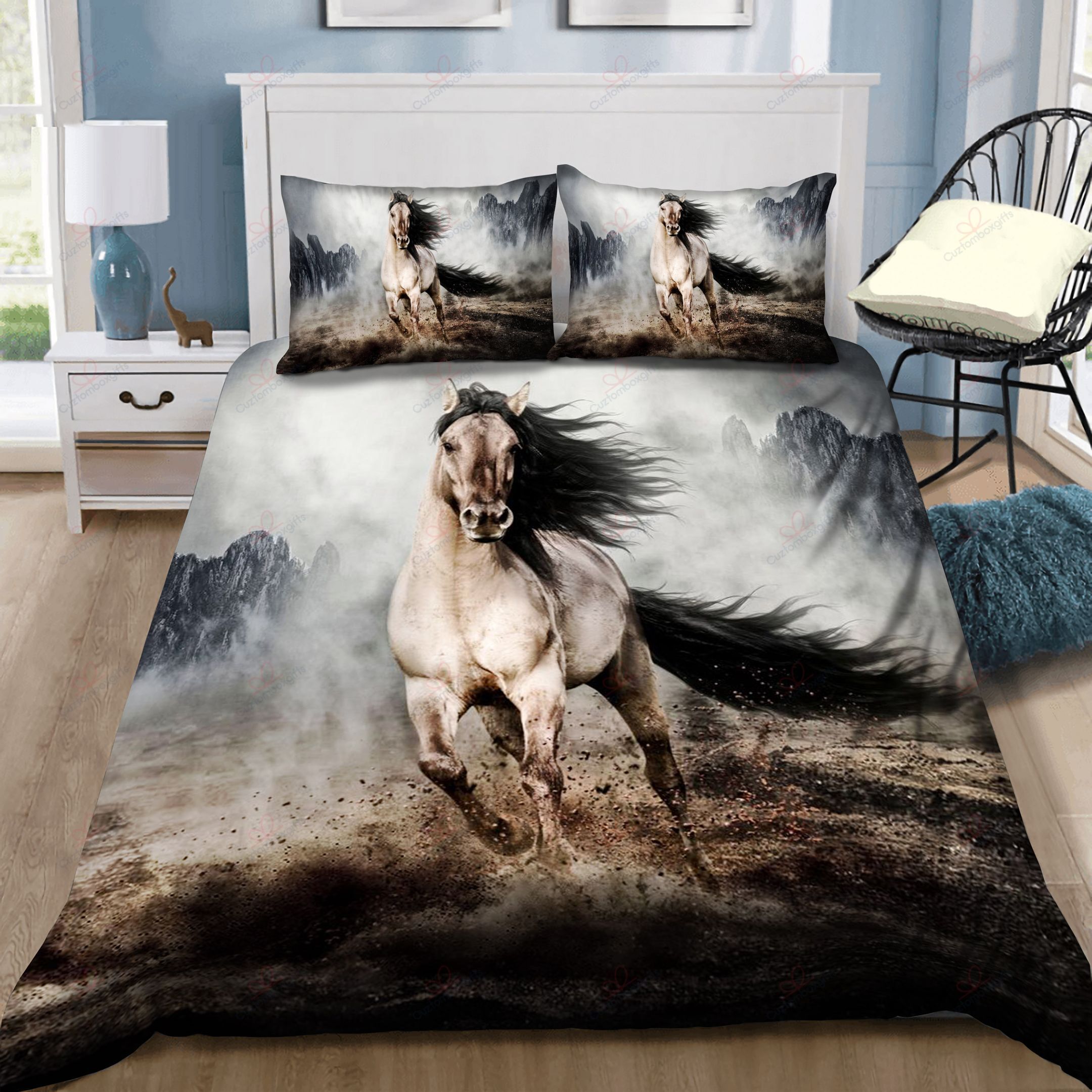 Horse Running Bedding Set
