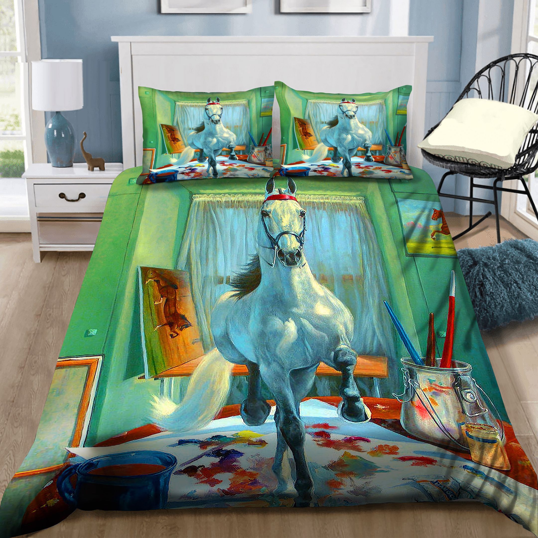 Horse Running Bedding Set