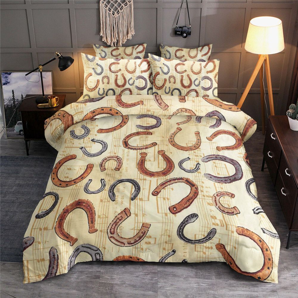 Horse Shoes Bedding Set