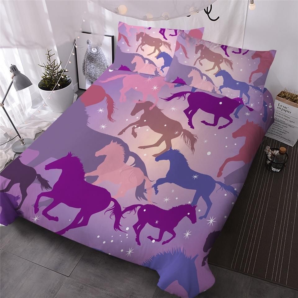 Horse Silhouette Bedding Set