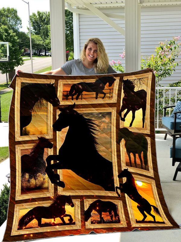 Horse Speed Quilt Blanket DHC150120684TD