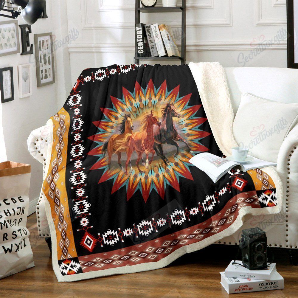 Horse Spirit Soul Fleece Blanket