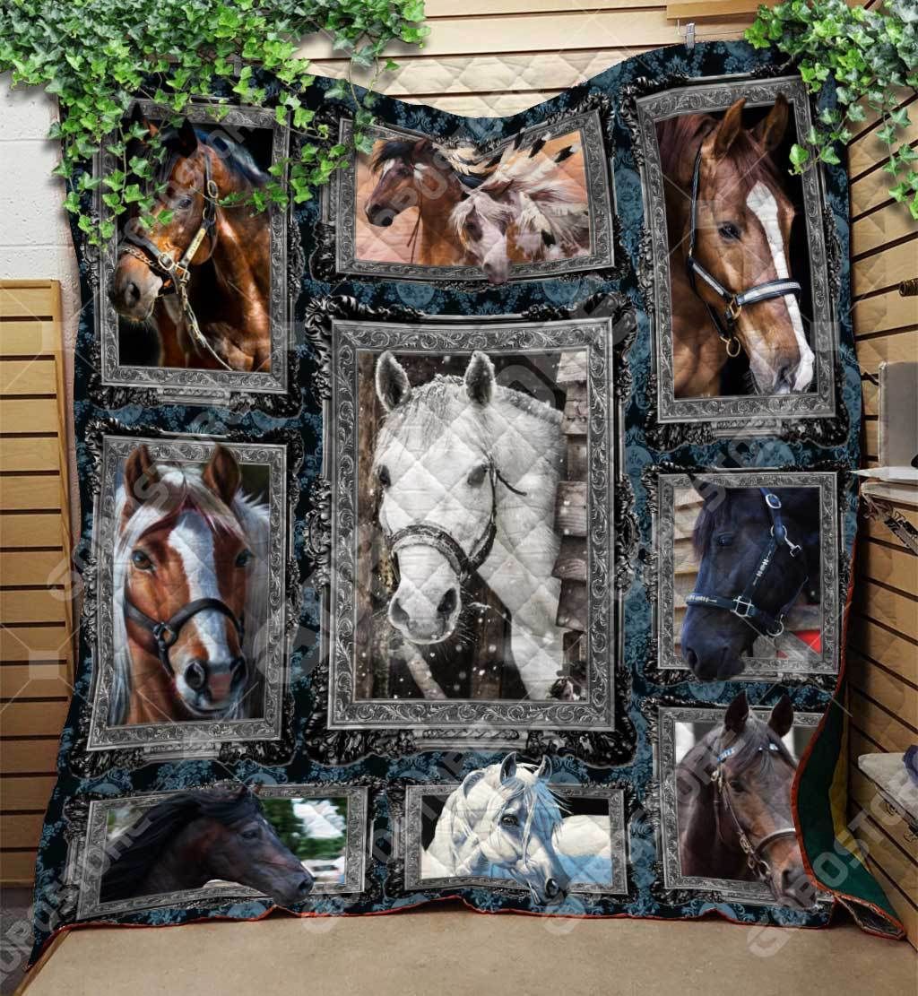 Horse Spring Time Quilt Blanket DHC3112287TD