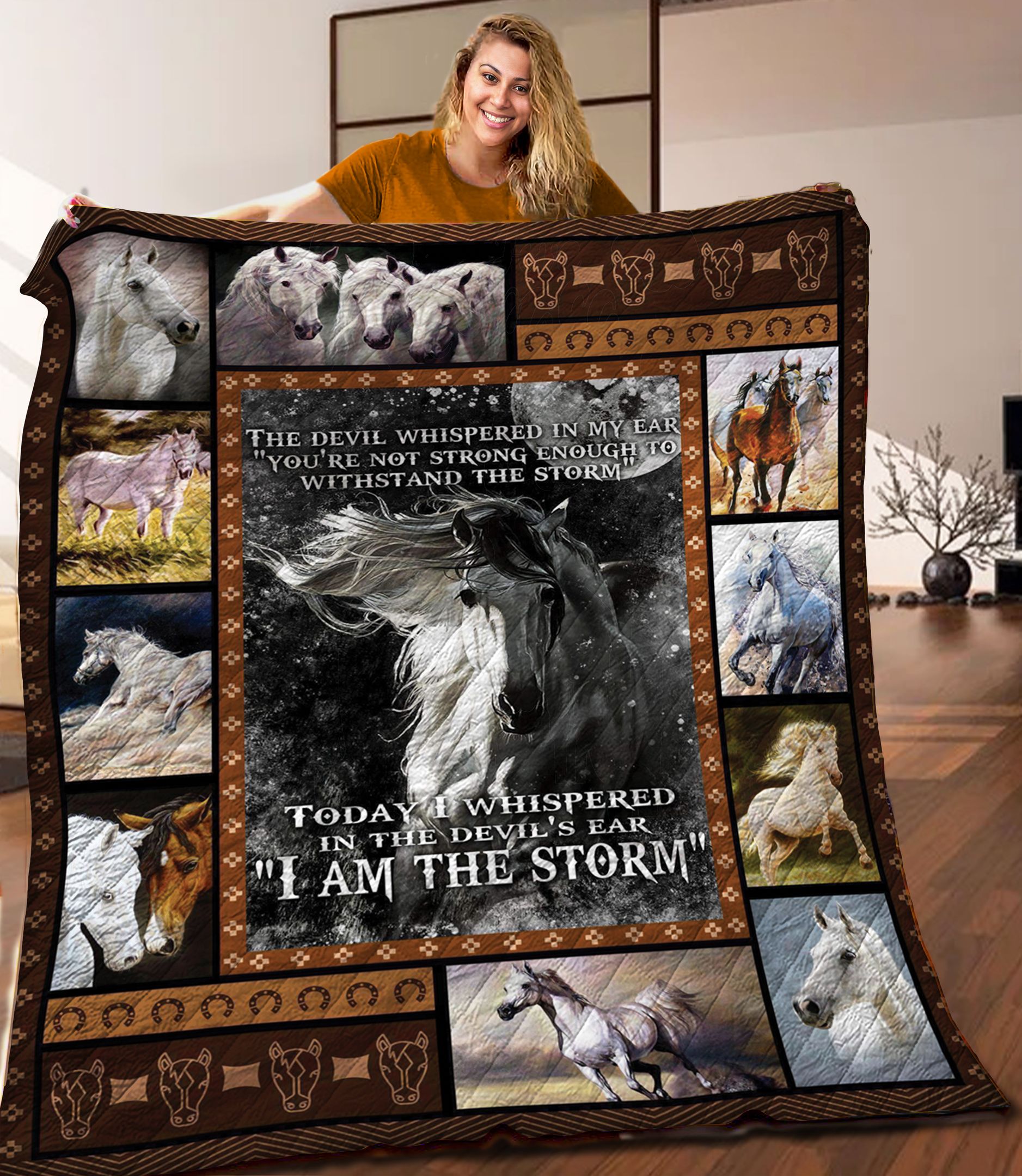 Horse Stome Quilt Blanket C9B010605NA