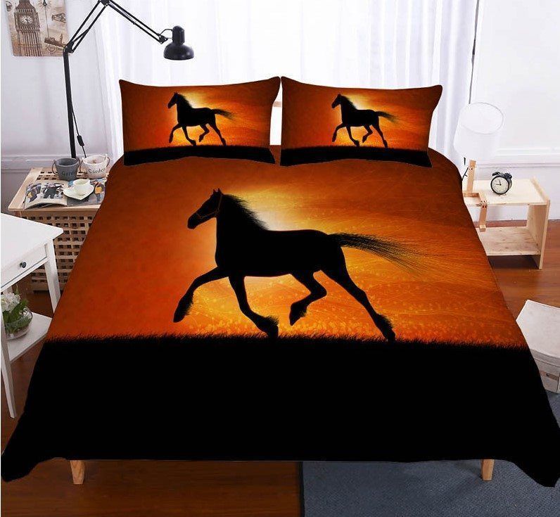 Horse Sunset Bedding Set
