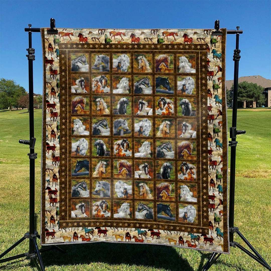 Horse TD2809607 Quilt Blanket