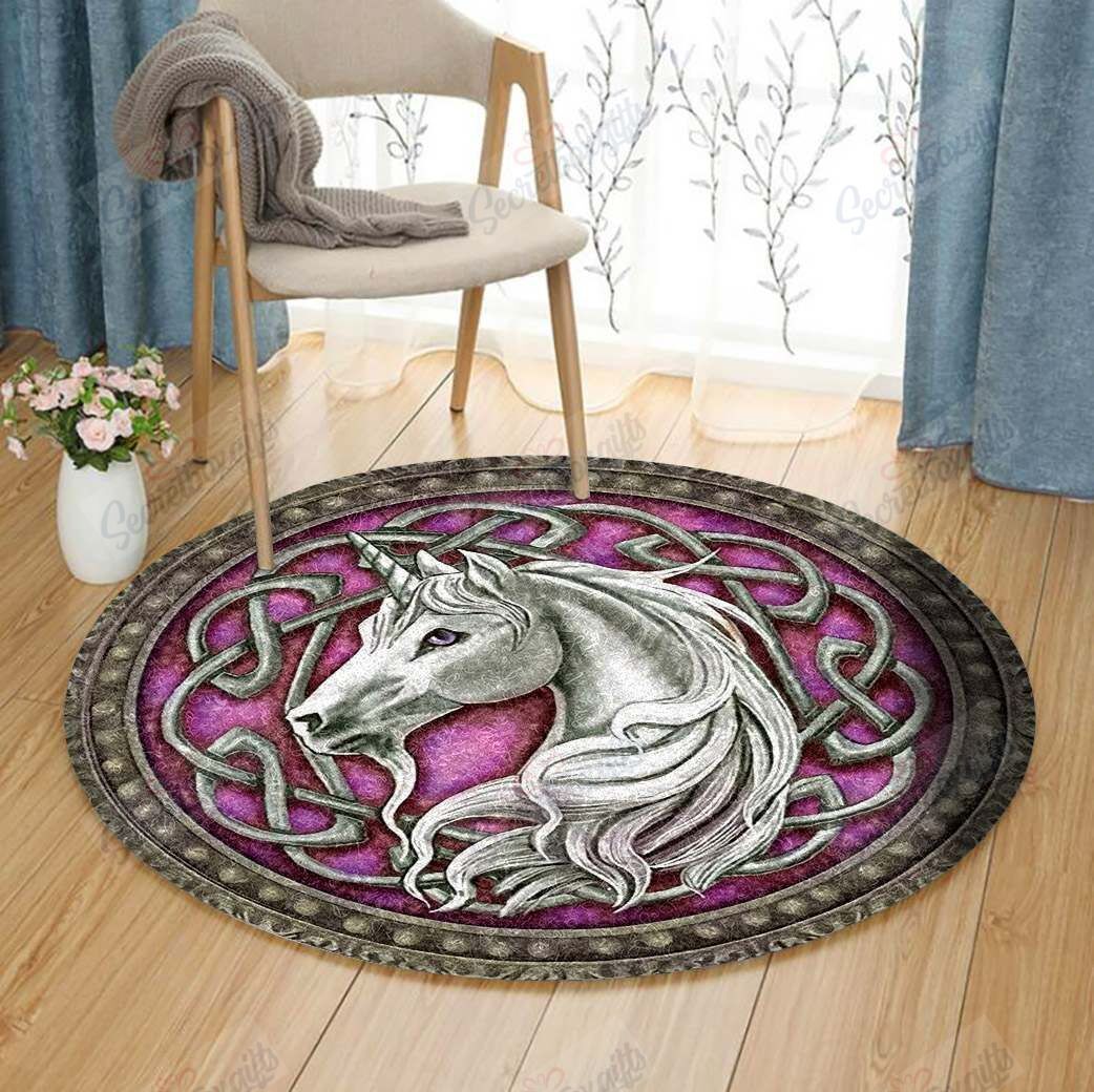 Horse Round Carpet