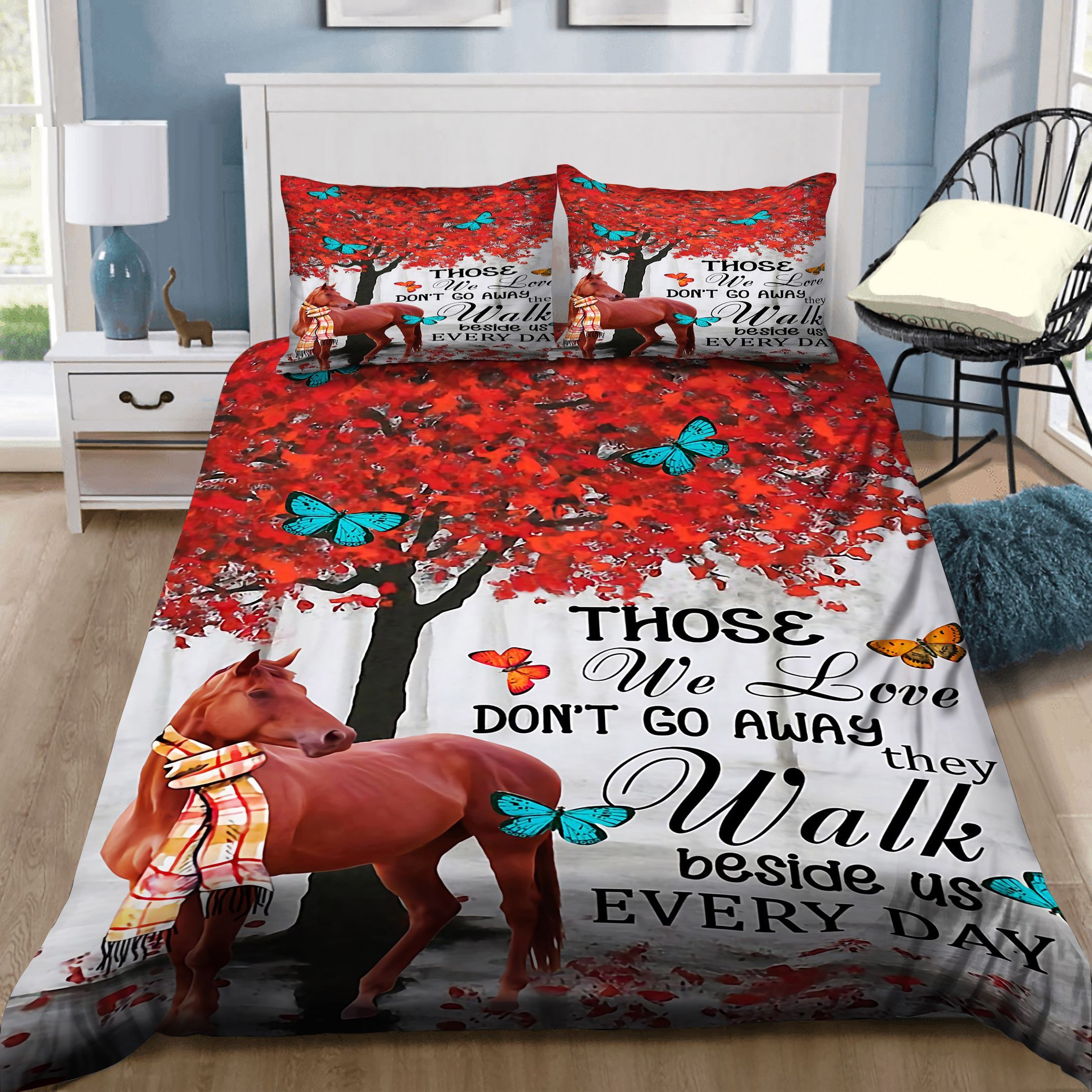 Horse Those We Love Bedding Set