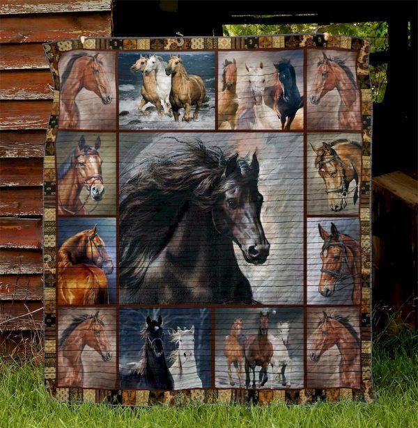 Horse Time To Love Horse Quilt Blanket DHC31121407TD