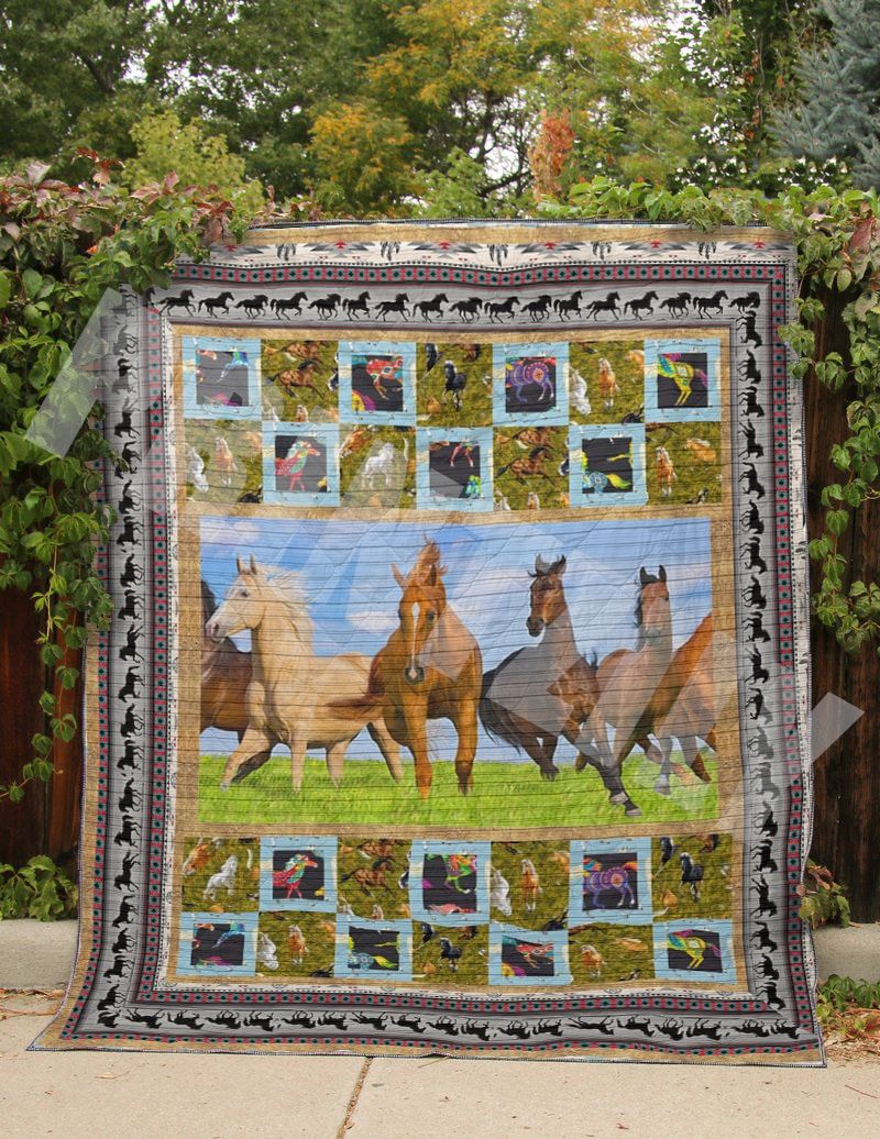 Horse Times Of Our Love Quilt Blanket DHC31121668TD