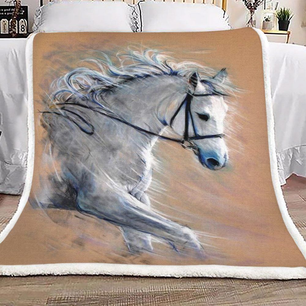 Horse Sherpa Fleece