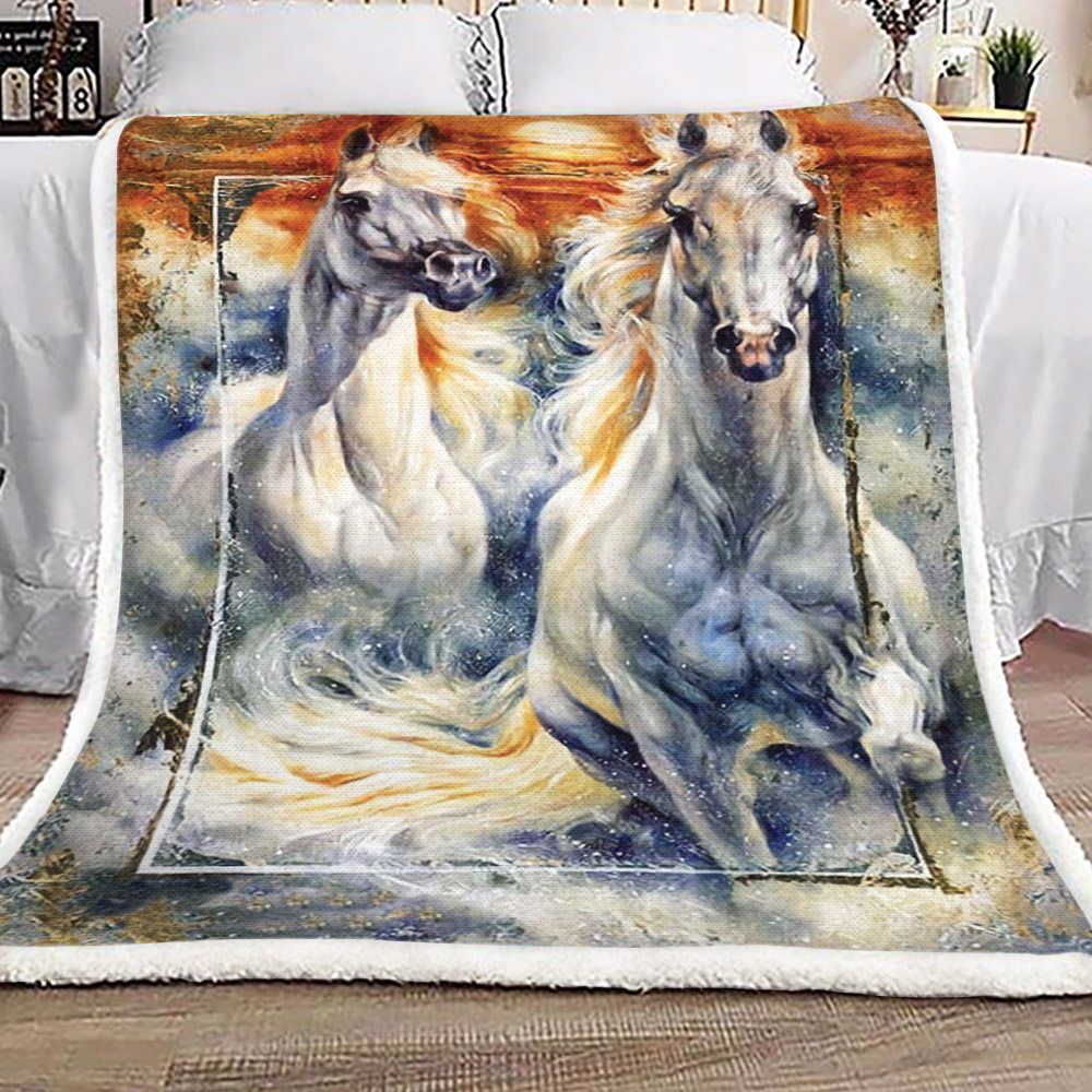 Horse Sherpa Fleece