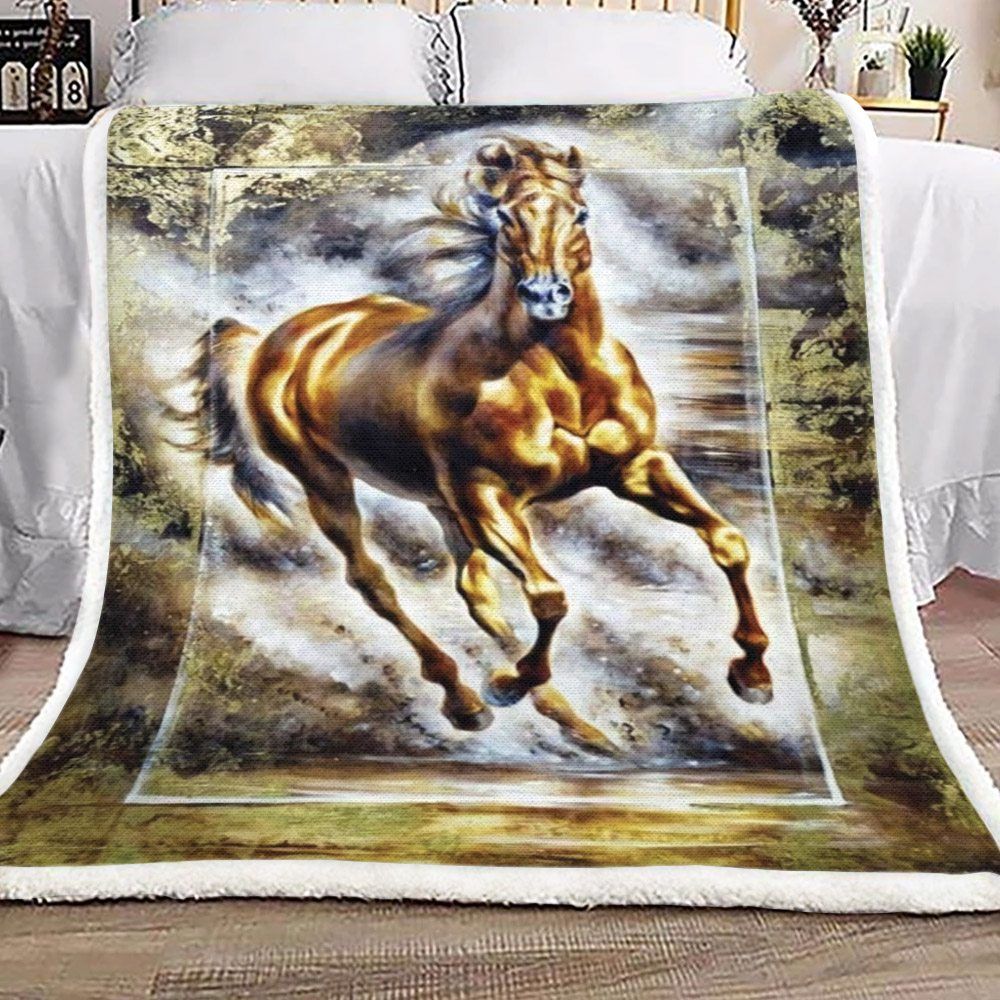 Horse Sherpa Fleece