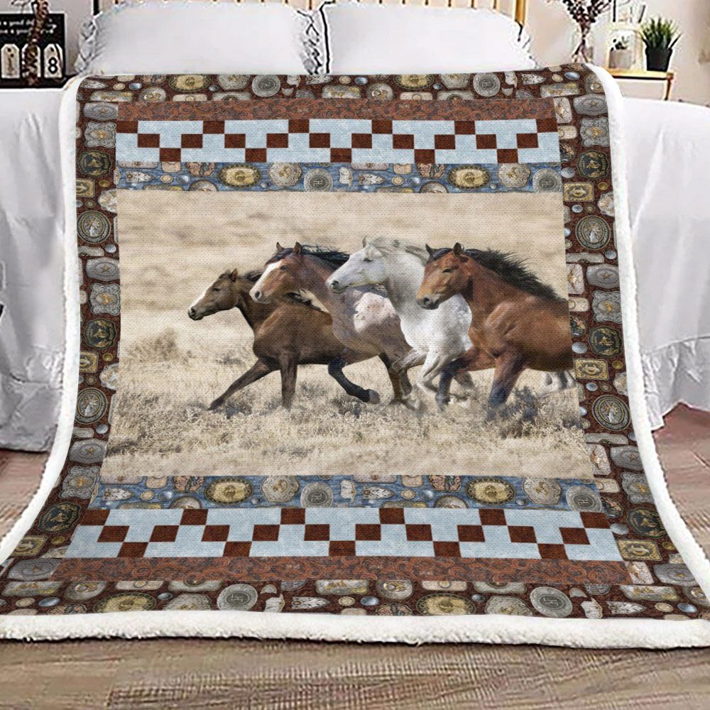 Horse Sherpa Fleece