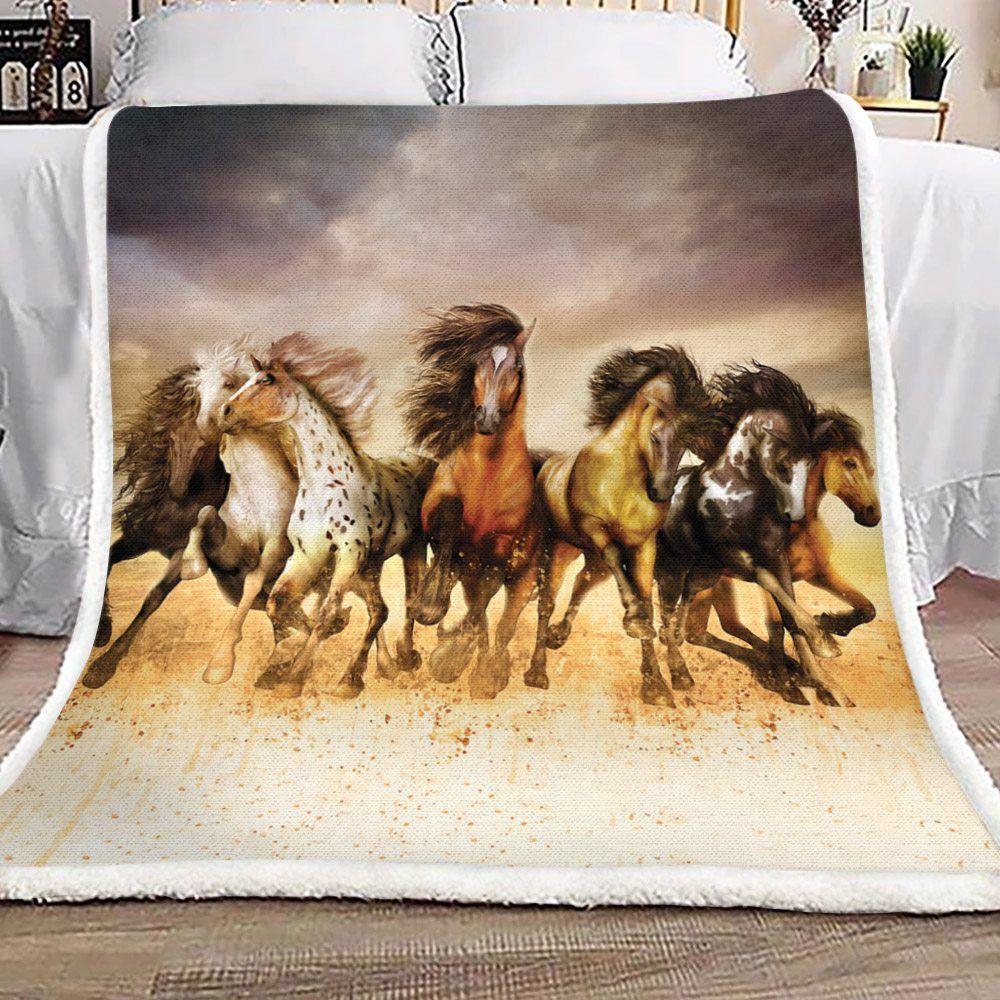 Horse Sherpa Fleece