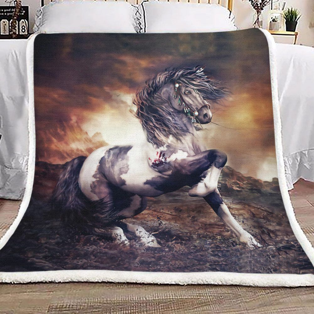 Horse Sherpa Fleece
