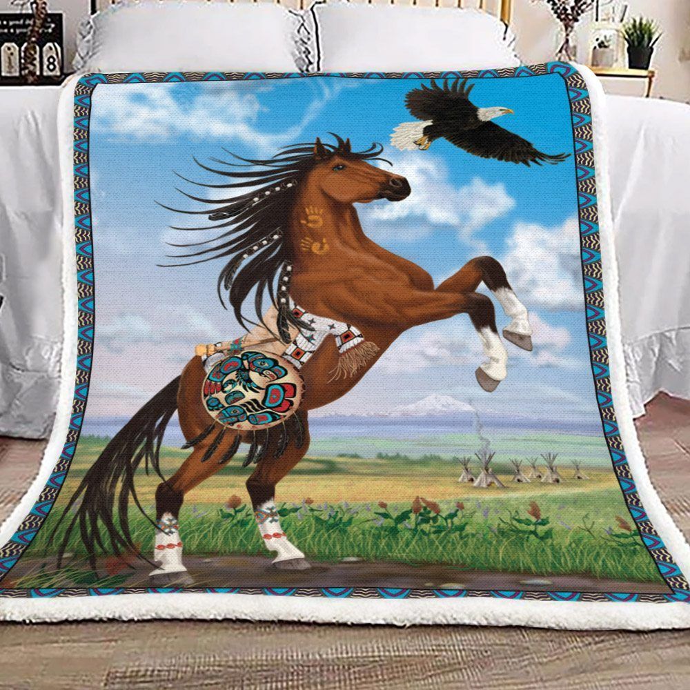 Horse Sherpa Fleece