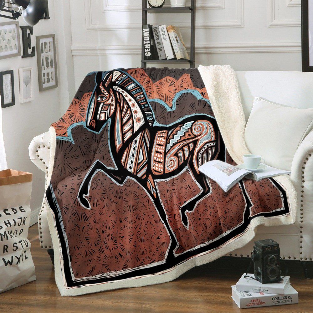 Horse Sherpa Fleece