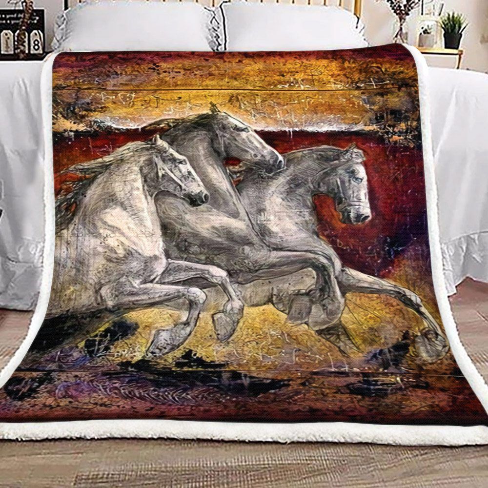 Horse Sherpa Fleece