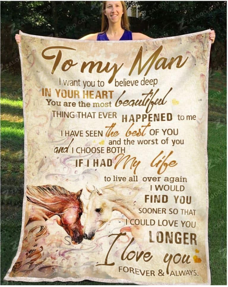 Horse To My Man Quilt Blanket DHC31121555TD