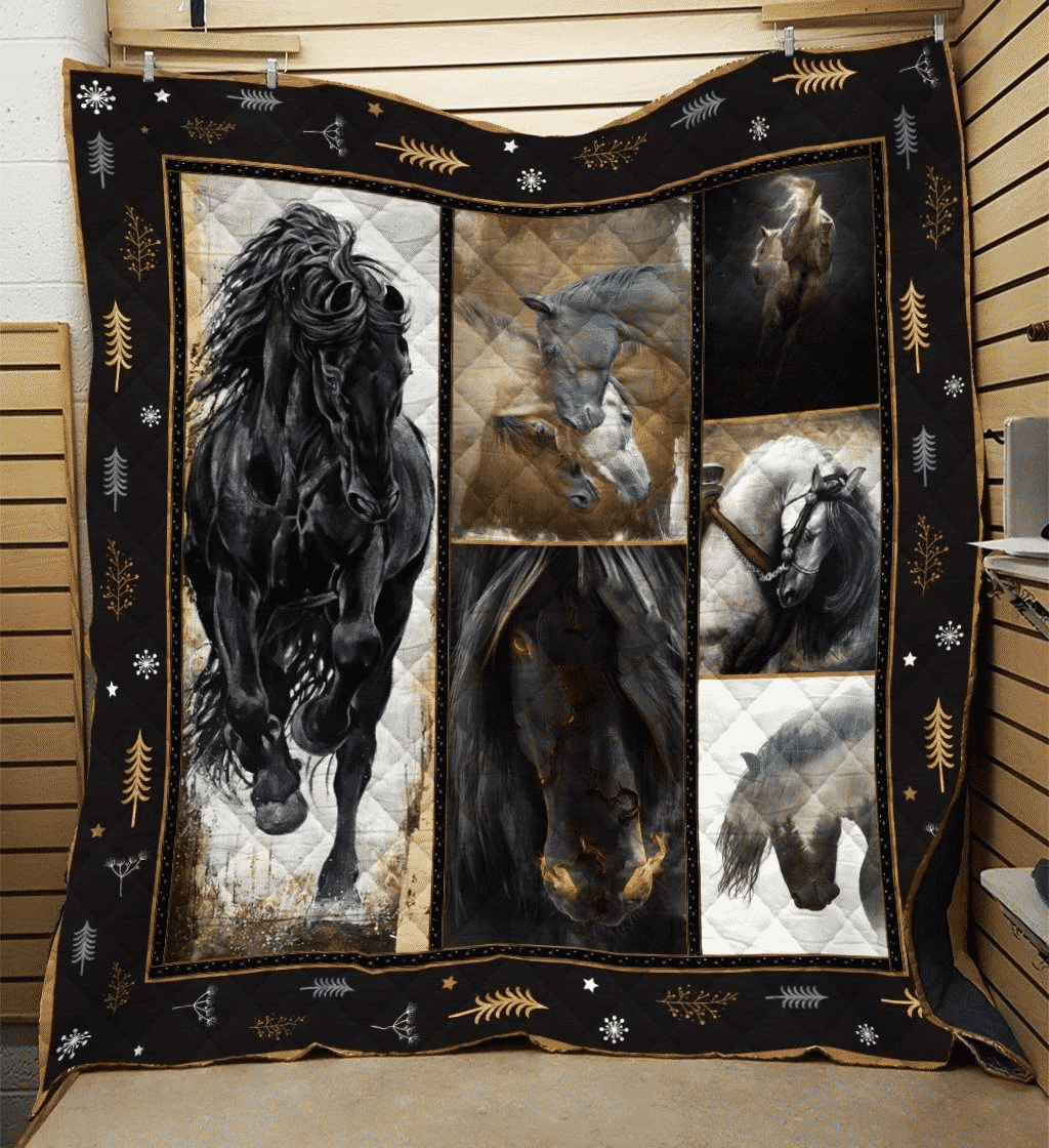 Horse Too Good At Goodbyes Quilt Blanket DHC020120792TD