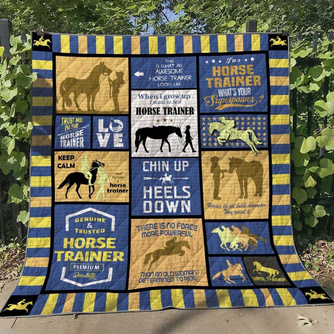 Horse Trainer HT110619 Quilt Blanket