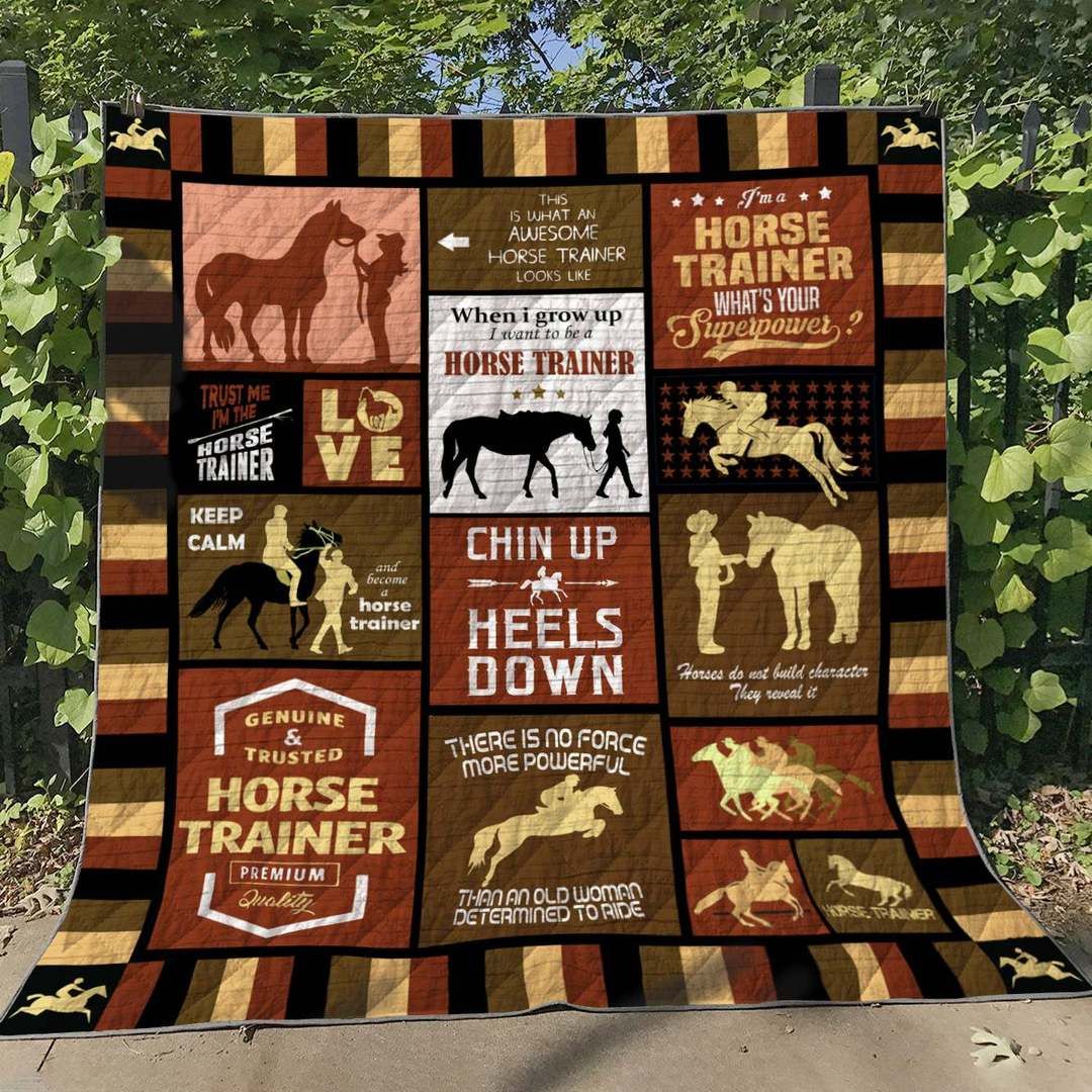 Horse Trainer HT110620 Quilt Blanket