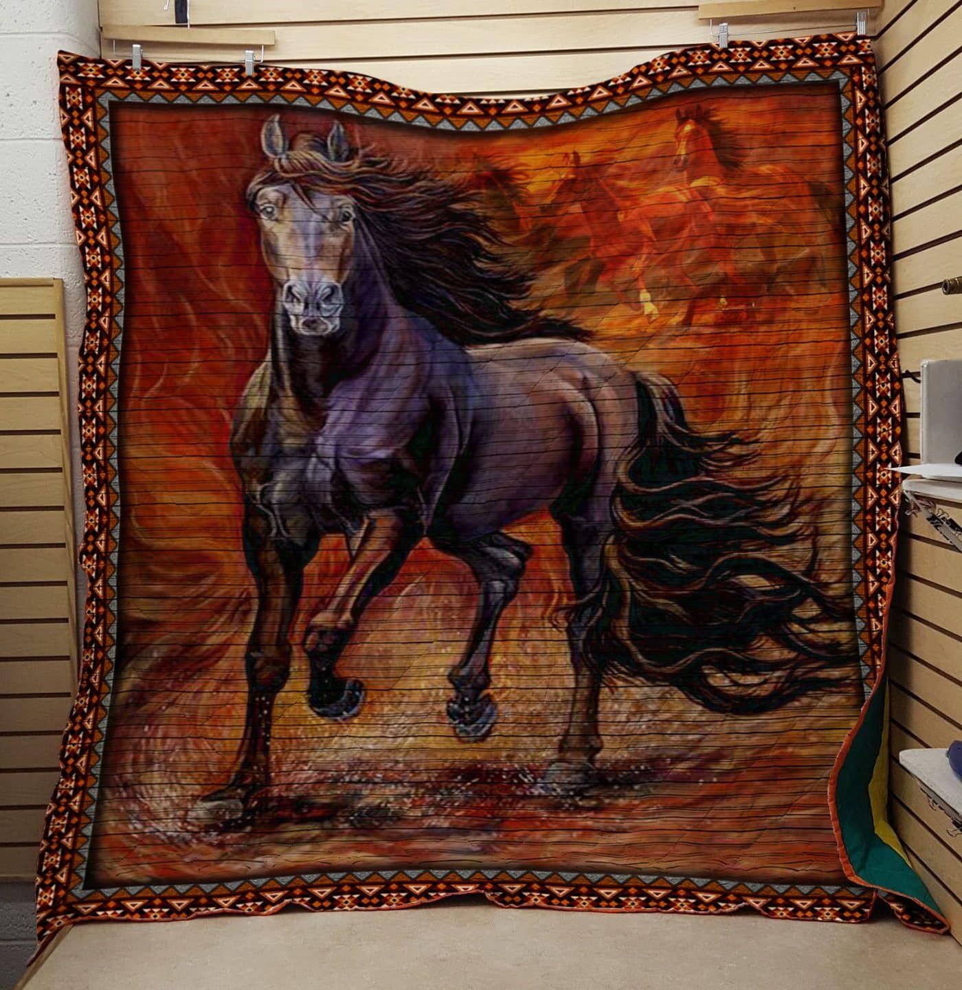 Horse Trust Nobody Quilt Blanket DHC31121708TD