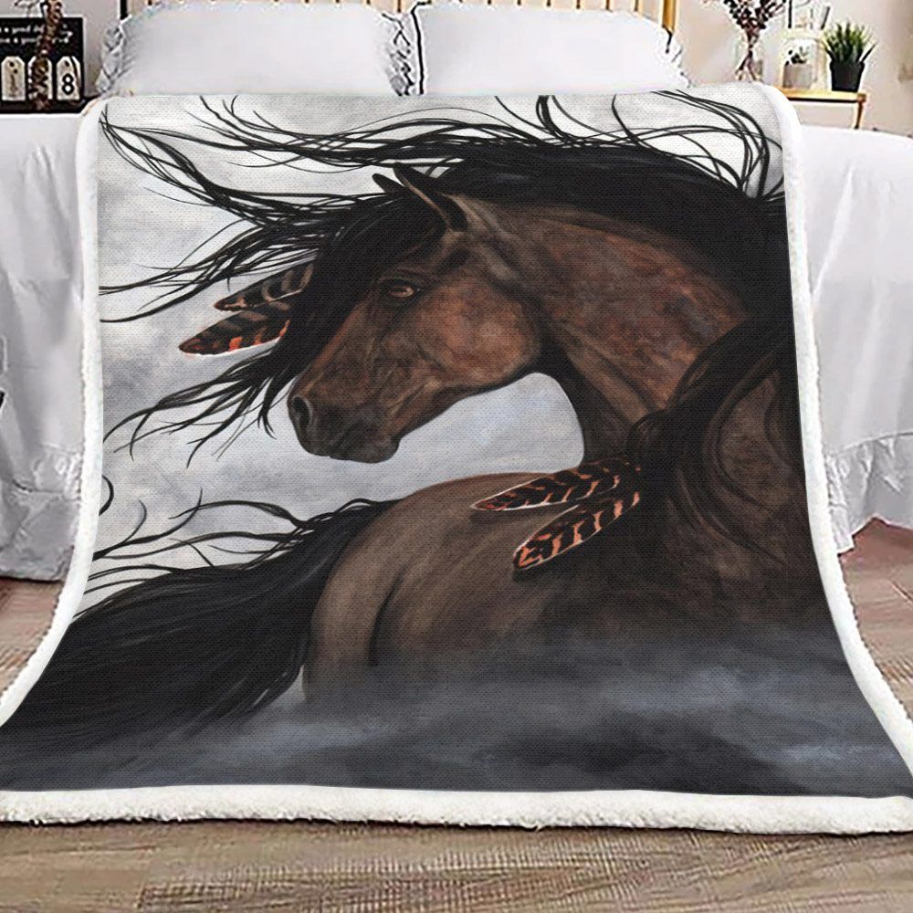 Horse Sherpa Fleece