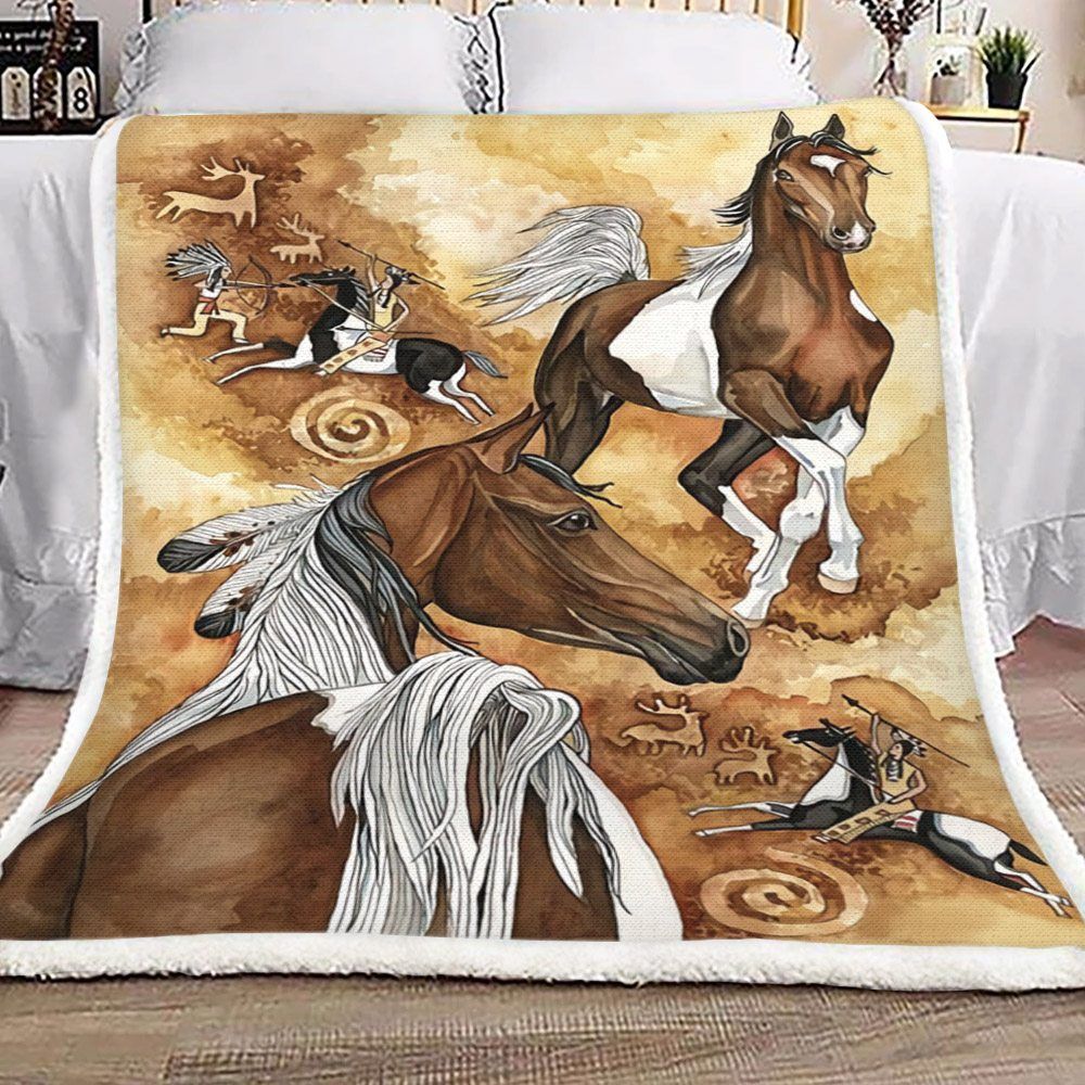 Horse Sherpa Fleece