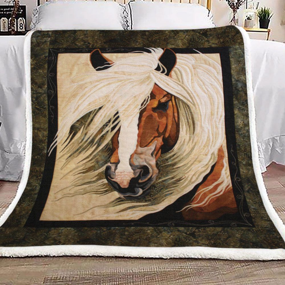 Horse Sherpa Fleece