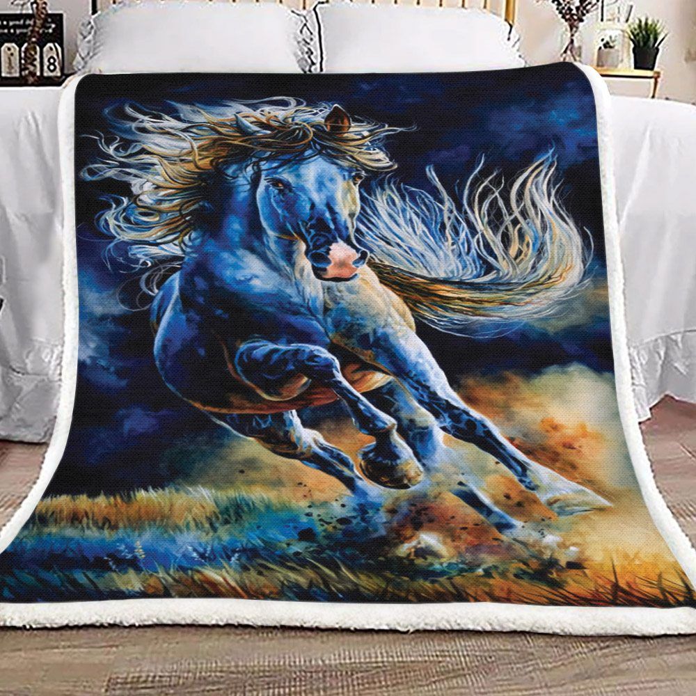 Horse Sherpa Fleece