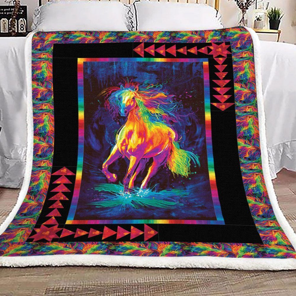 Horse Sherpa Fleece