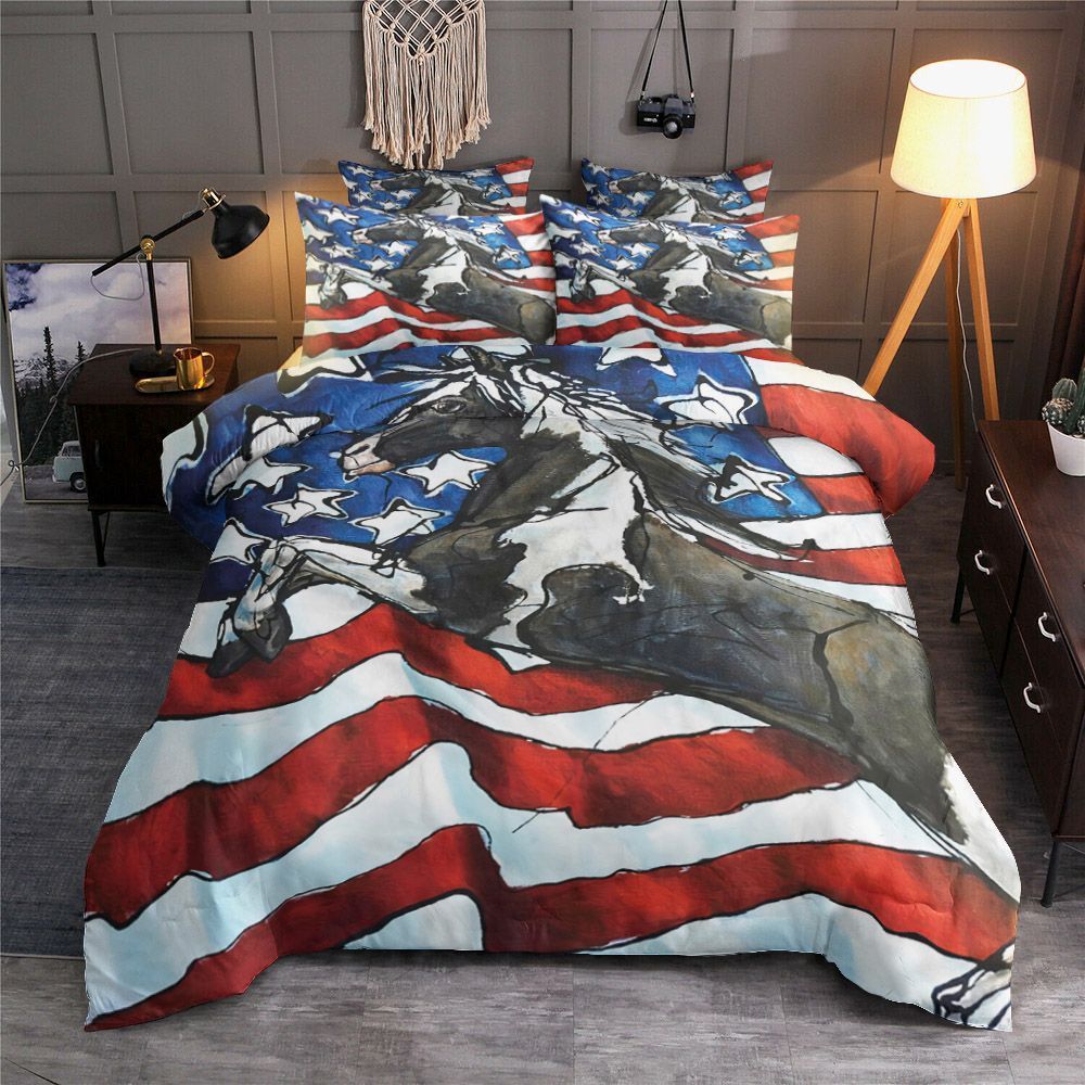 Horse United States Bedding Set