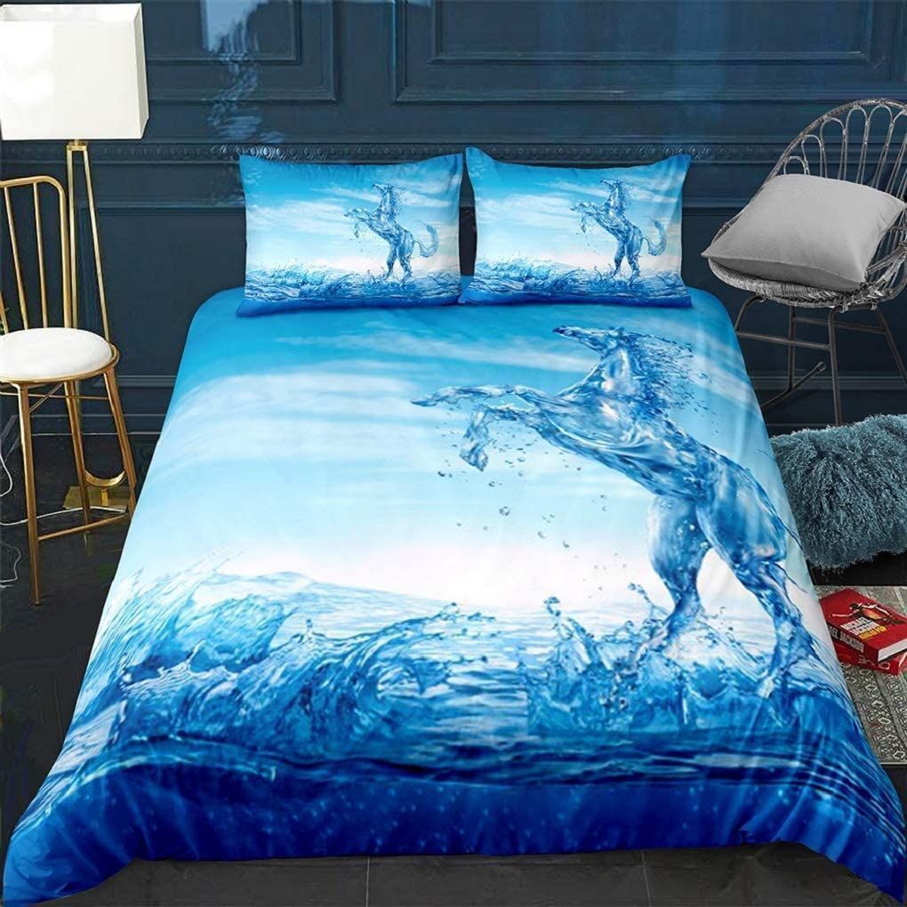 Horse Water Shape Bedding Set