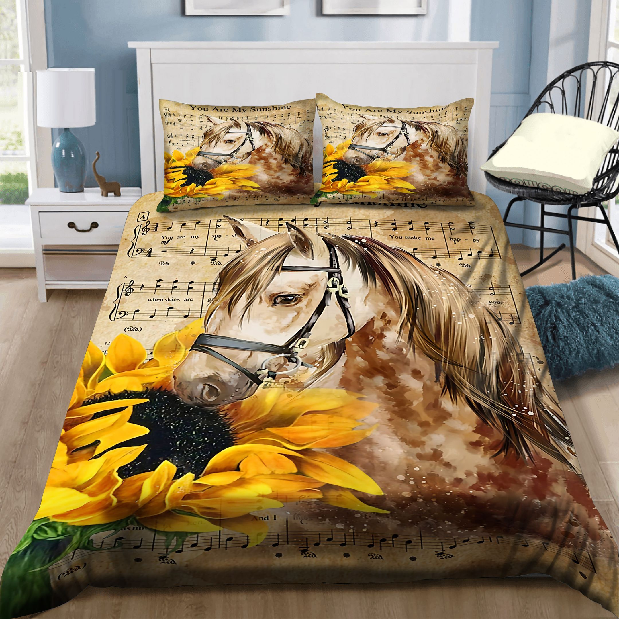 Horse You Are My Sunshine Bedding Set