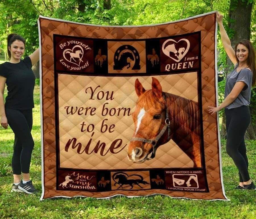 Horse You Were Born To Be MineCL05100054MDQ Quilt Blanket