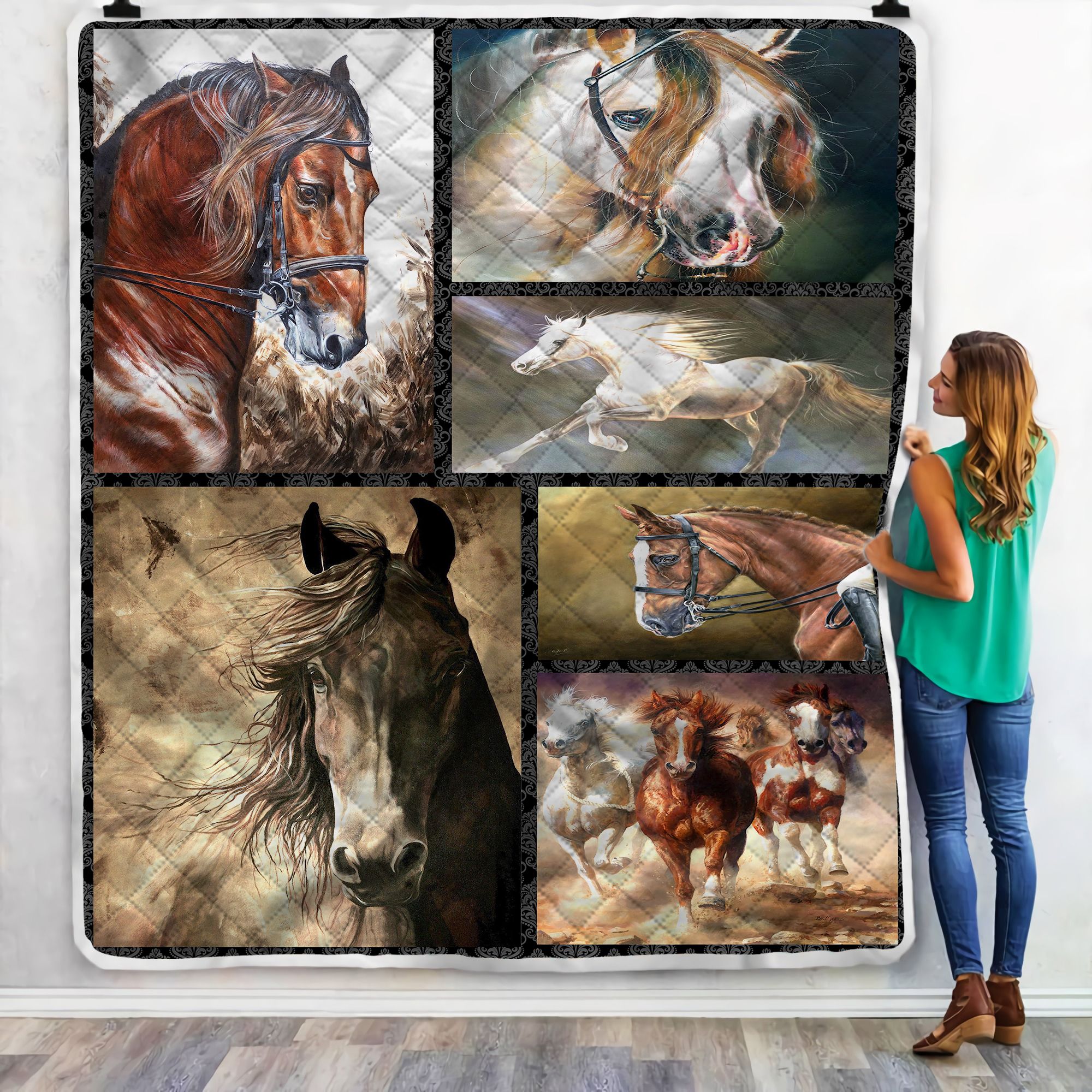 Horse Fleece Blanket