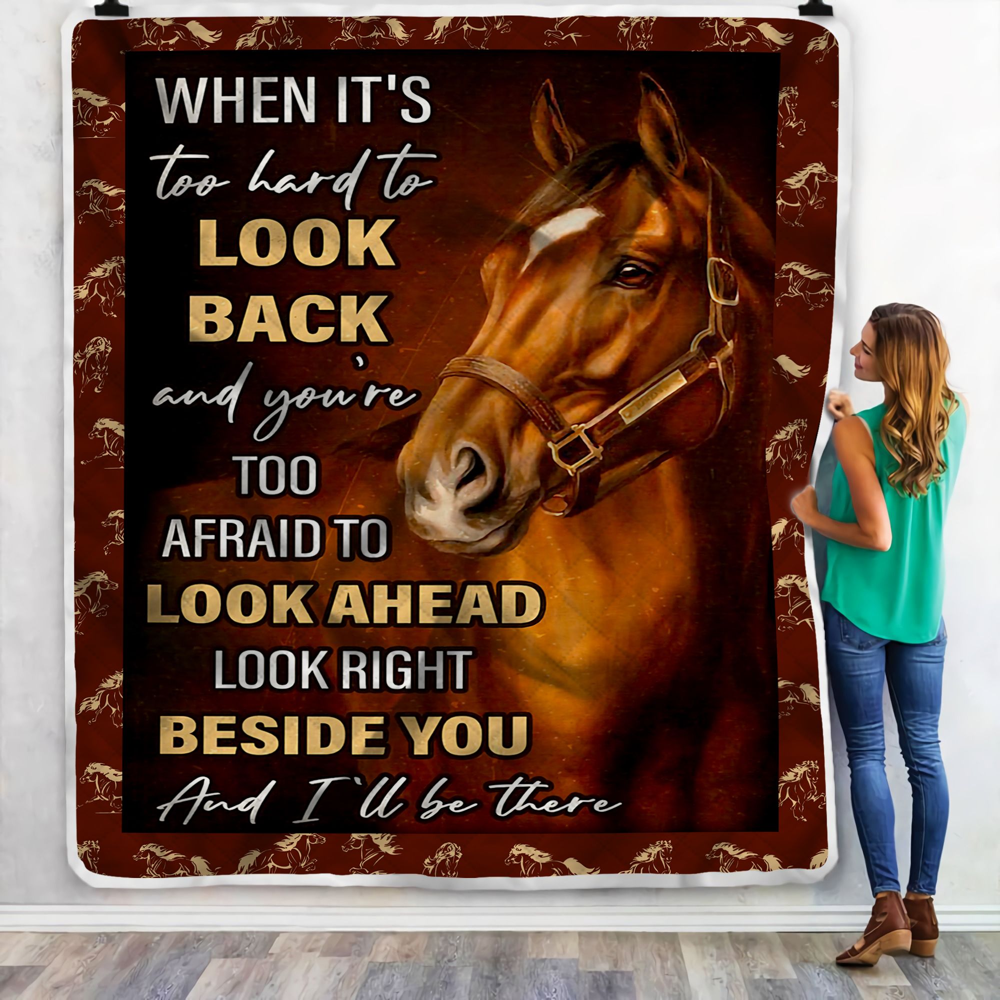 Horse Fleece Blanket