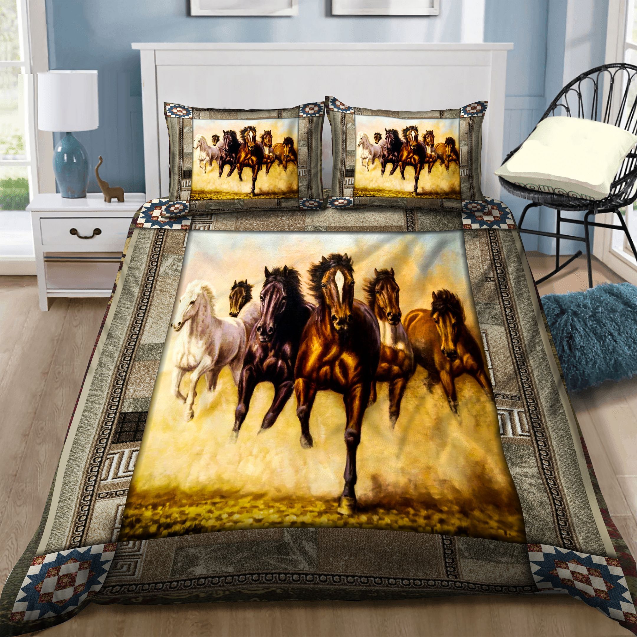 Horses Bedding Set