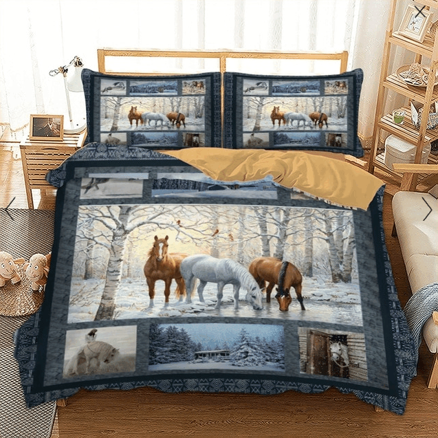 Horses Bedding Set