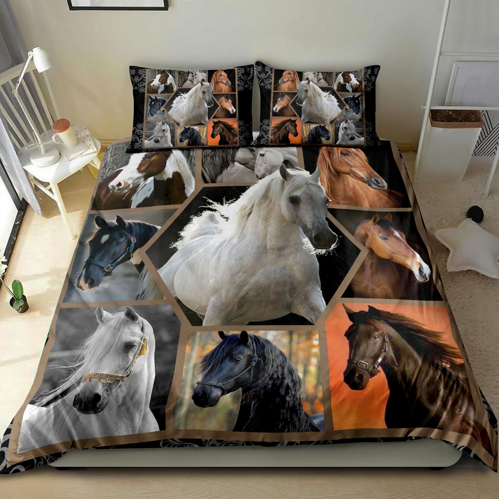 Horses Bedding Set