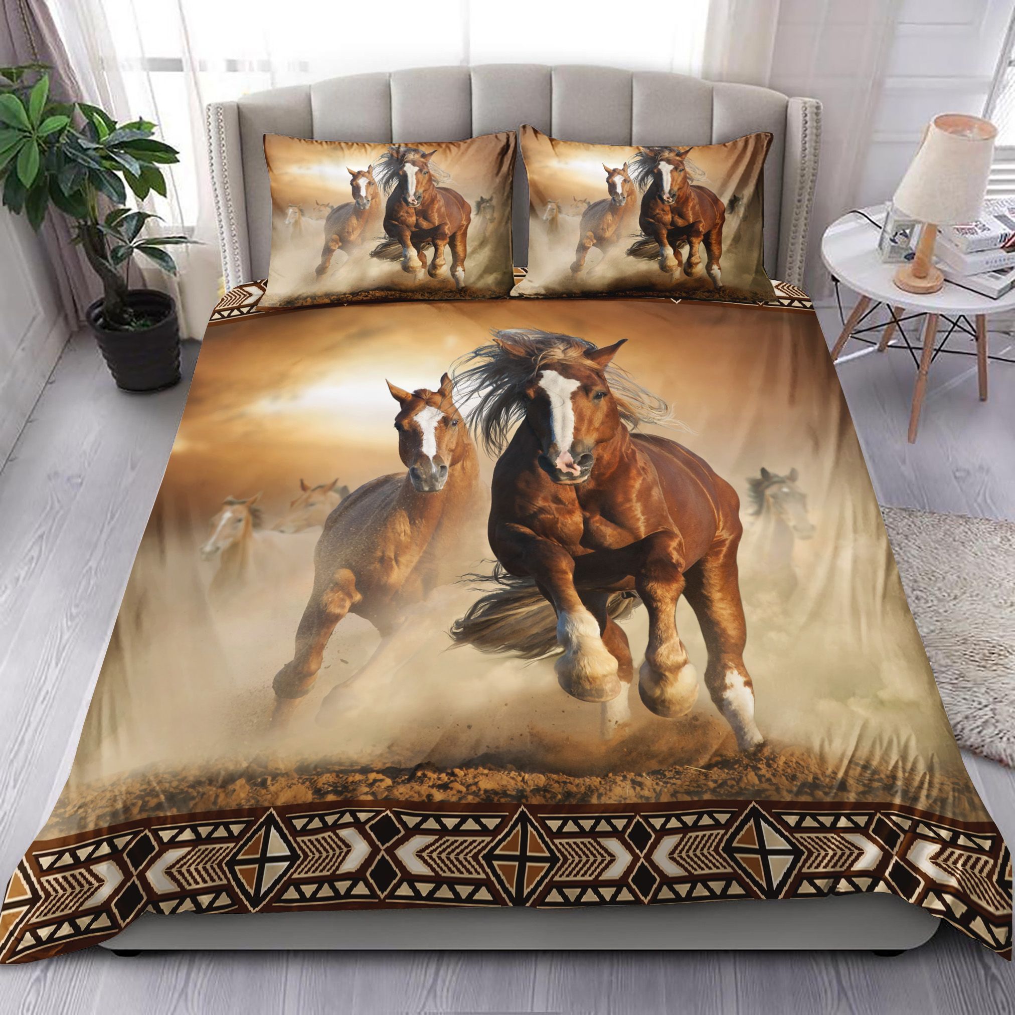 Horses Bedding Set