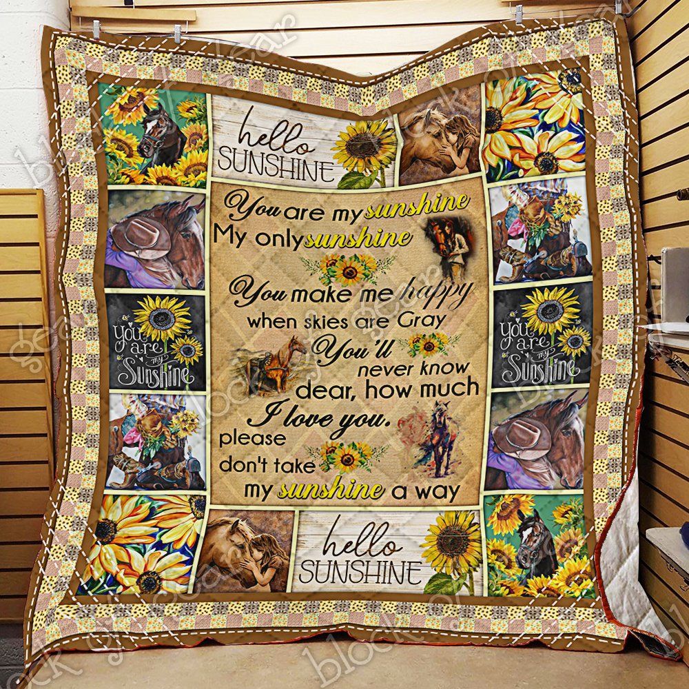 Horses You Are My Sunshine Quilt Pn742 Dhc11124124Dd