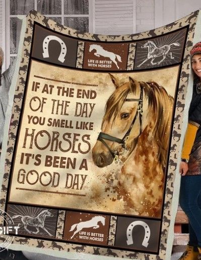 Horseshoes Sherpa Fleece Blanket