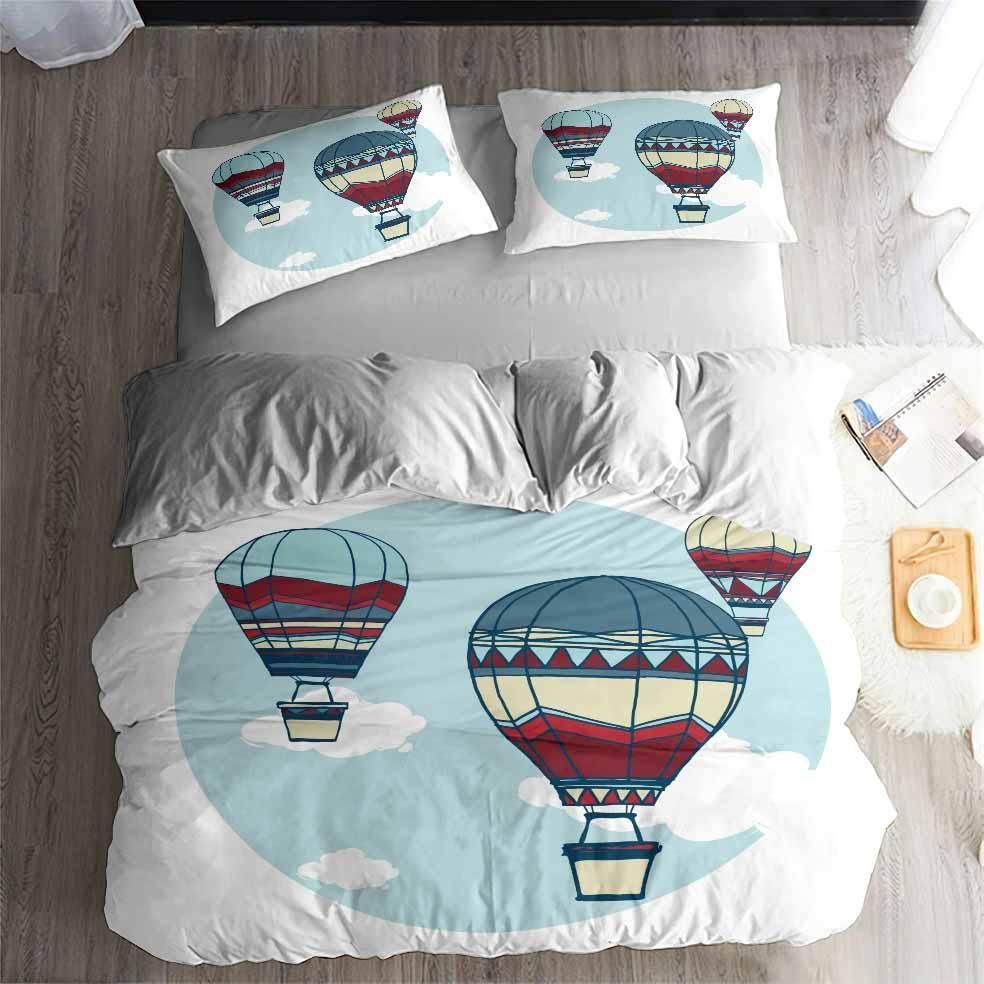 Hot Air Balloon Printed Bedding Set