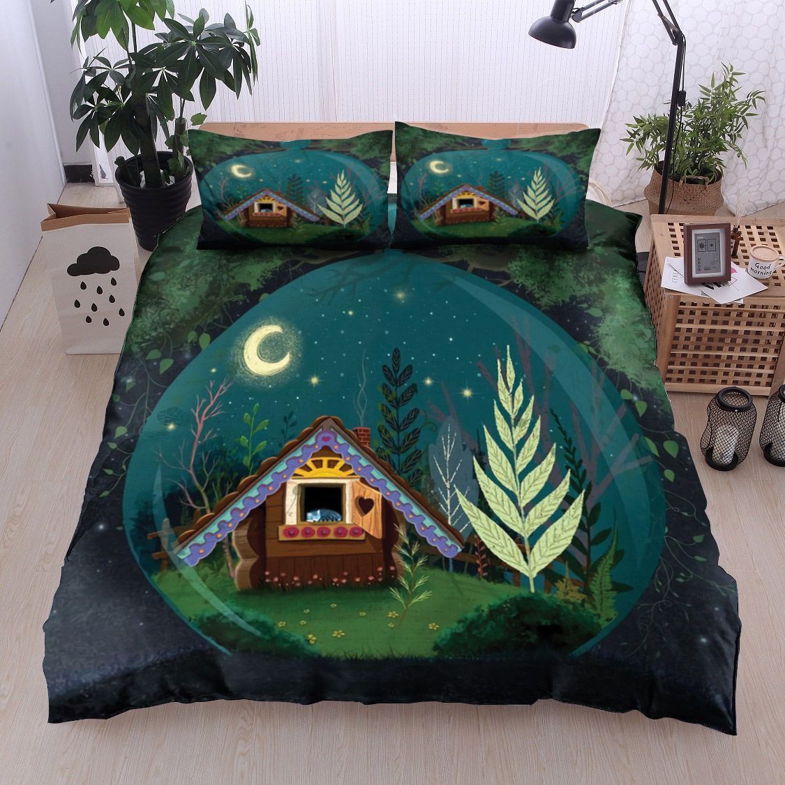 House Camping Cat Bedding Set