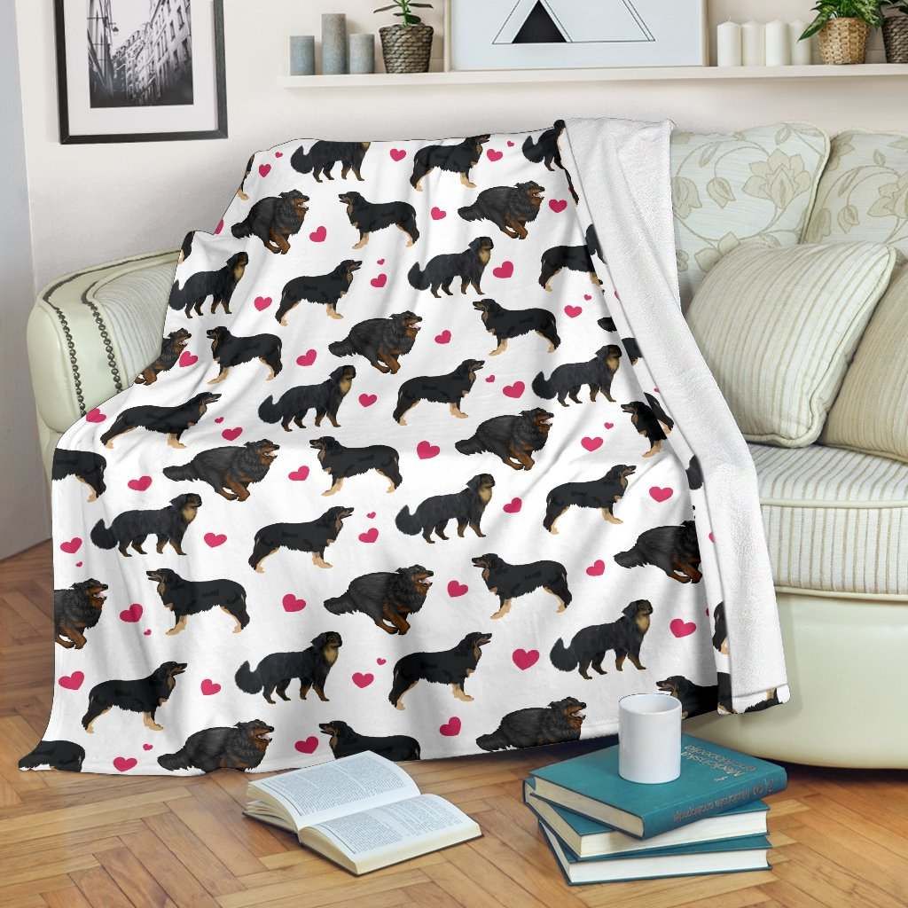 Hovawart Heart Blanket